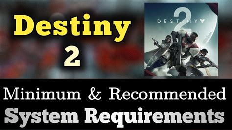 destiny 2 hardware requirements